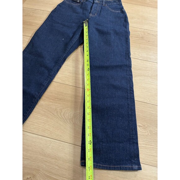 Madewell Women's High Rise Straight Leg Denim Pants Dark Blue 26P - Picture 3 of 9